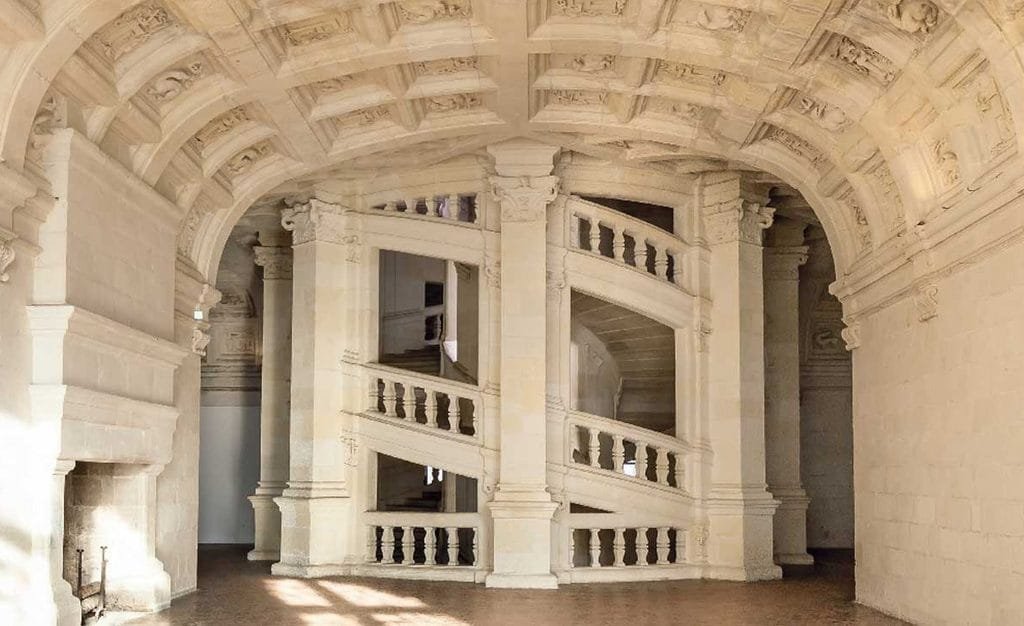 Dubbele draaitrap Chateau Chambord